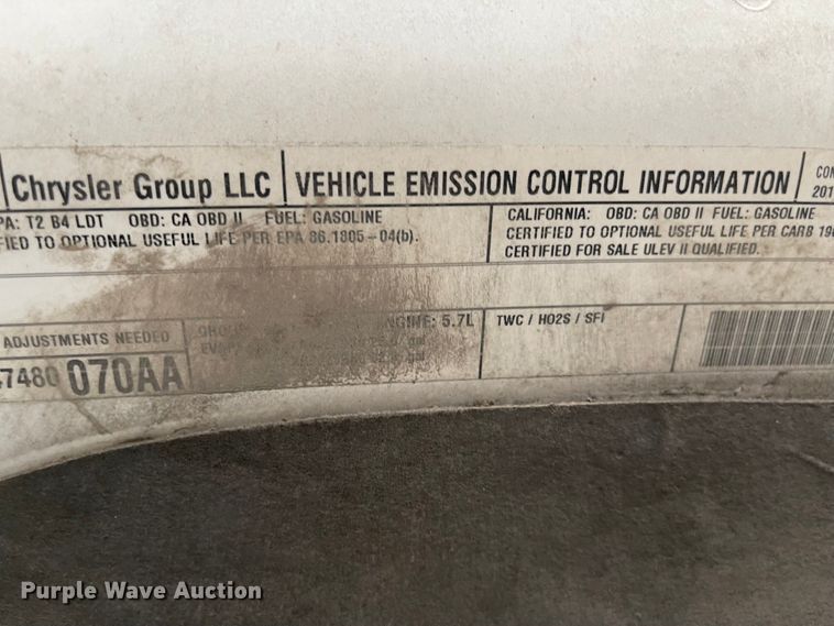 image for item FV9257 2014 Dodge Ram 1500  Crew Cab pickup truck