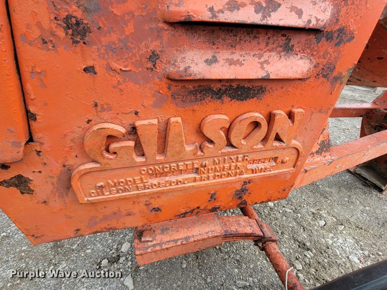 image for item HF9279 Gilson  cement mixer
