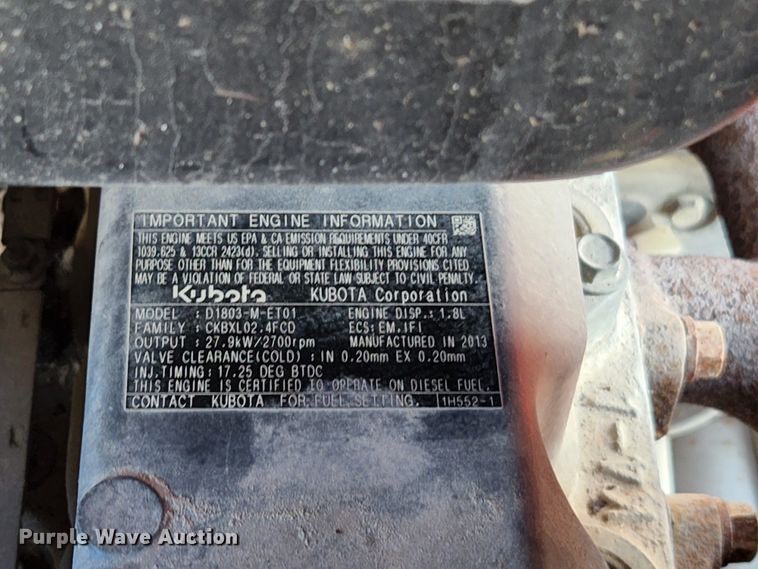 image for item HK9303 2013 Kubota L3800  MFWD tractor