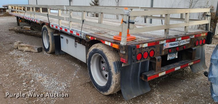 image for item IF9333 2008 Transcraft DTL-2100  drop deck trailer