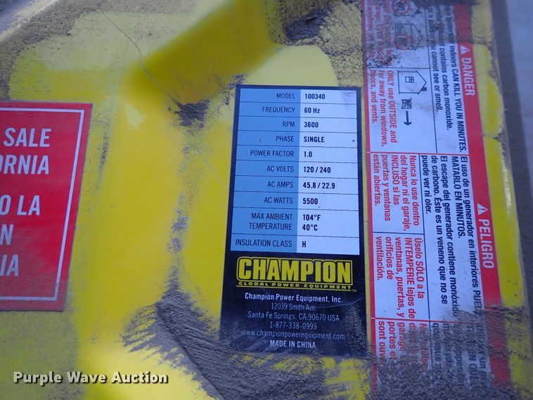 image for item IH9636 (2) generators