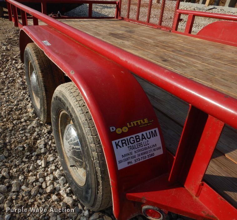 image for item IM9638 2014 Doolittle  utility trailer