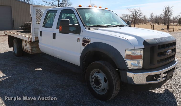 image for item IY9116 2008 Ford F450 Super Duty XL  flatbed truck