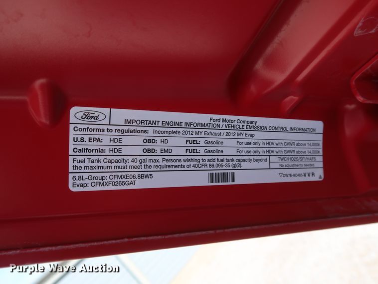 image for item IY9117 2012 Ford F450 Super Duty  flatbed truck