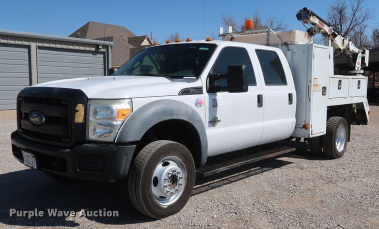 image for item IY9147 2012 Ford F550 Super Duty XL  Crew Cab utility / service truck