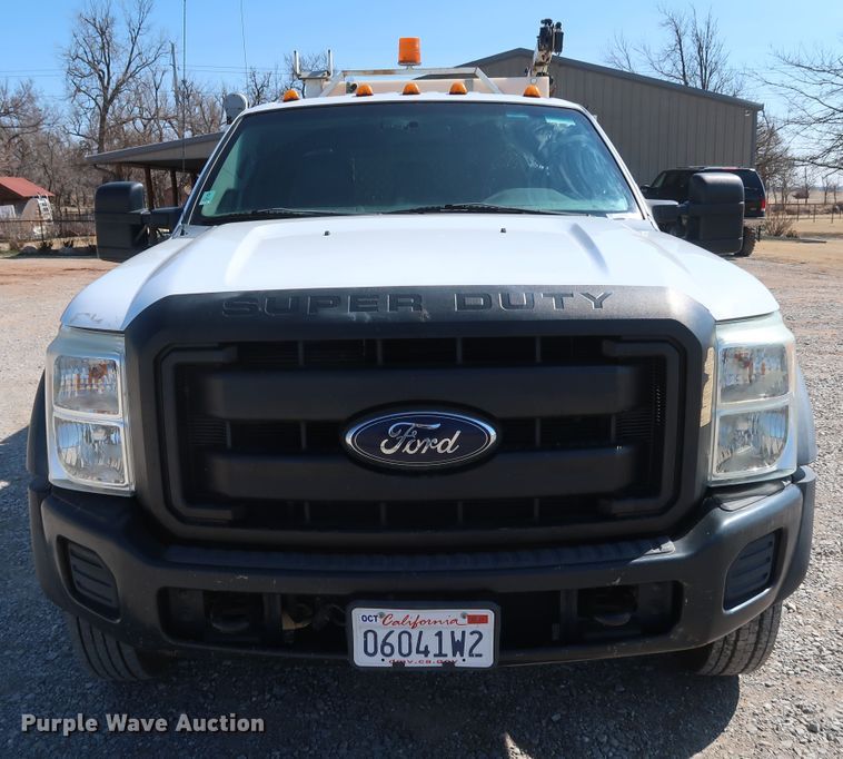 image for item IY9147 2012 Ford F550 Super Duty XL  Crew Cab utility / service truck