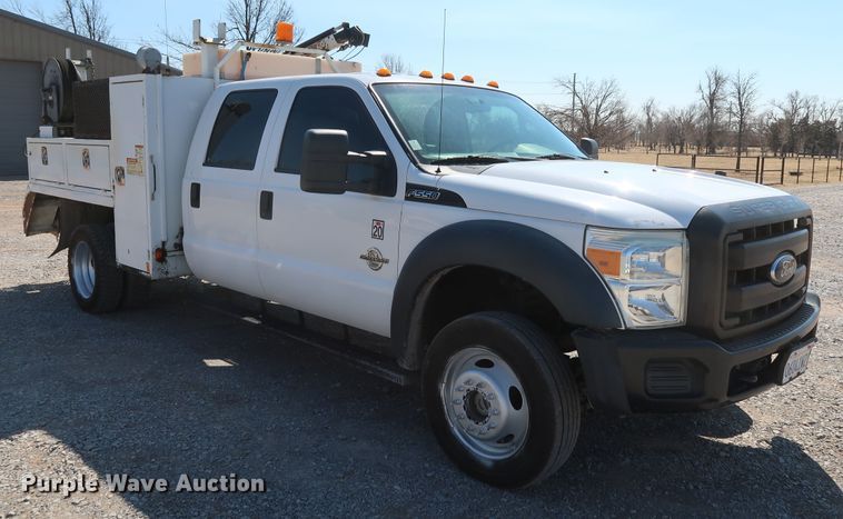 image for item IY9147 2012 Ford F550 Super Duty XL  Crew Cab utility / service truck