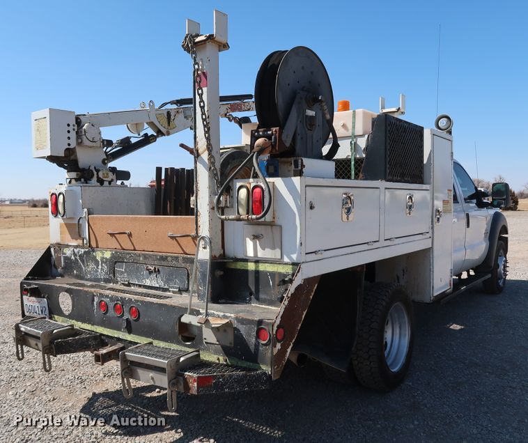 image for item IY9147 2012 Ford F550 Super Duty XL  Crew Cab utility / service truck