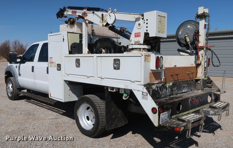 image for item IY9147 2012 Ford F550 Super Duty XL  Crew Cab utility / service truck