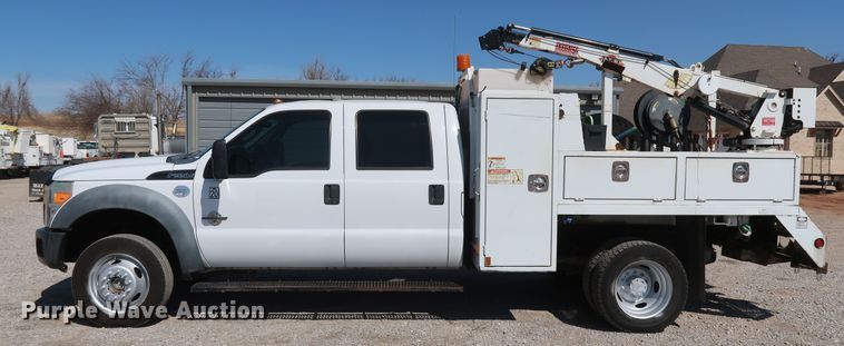 image for item IY9147 2012 Ford F550 Super Duty XL  Crew Cab utility / service truck