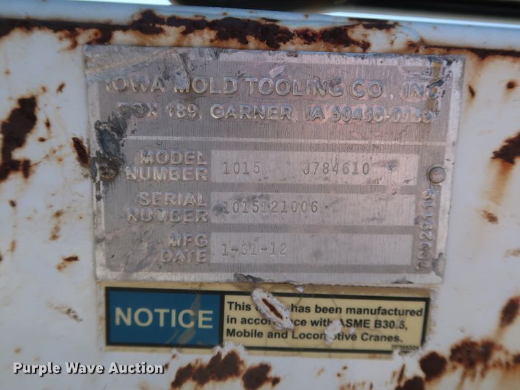 image for item IY9147 2012 Ford F550 Super Duty XL  Crew Cab utility / service truck