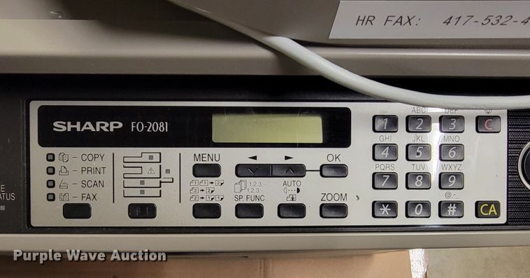 image for item JE9863 (3) Sharp printers