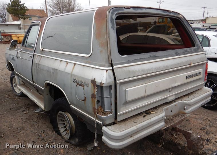 image for item JJ9226 1984 Dodge Ram Charger  SUV