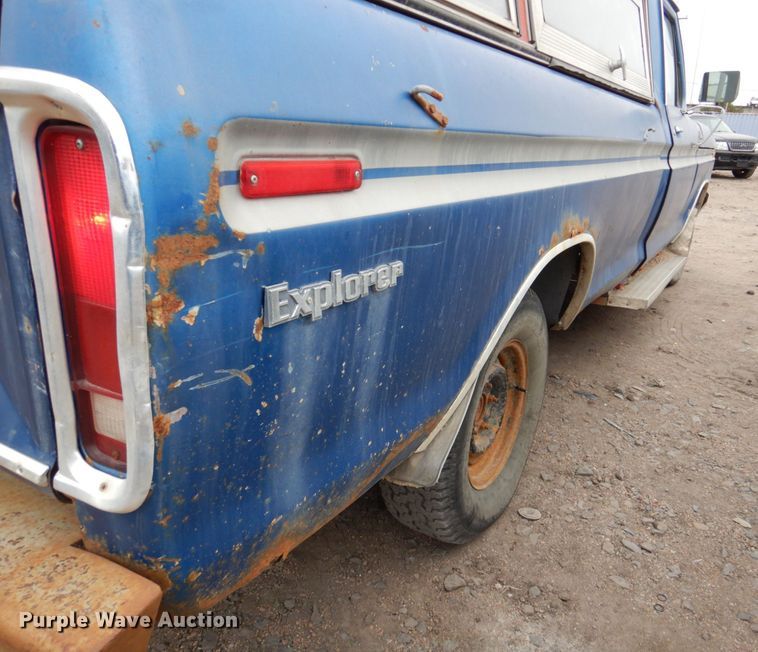 image for item JJ9229 1978 Ford F100  pickup truck