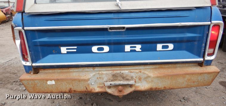 image for item JJ9229 1978 Ford F100  pickup truck