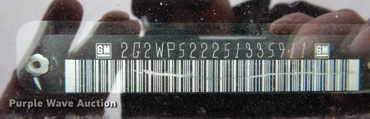 image for item JJ9231 2005 Pontiac Grand Prix