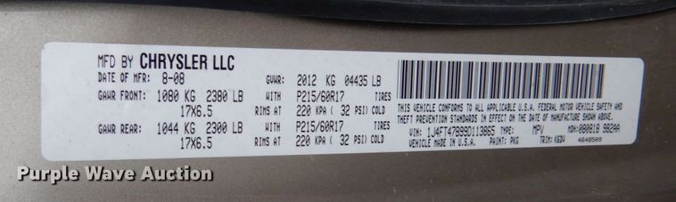 image for item JJ9232 2009 Jeep Compass  SUV