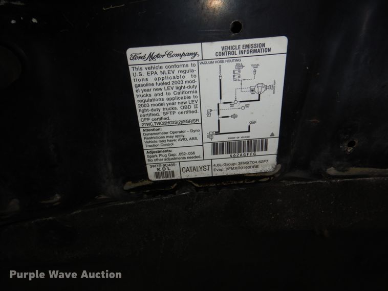 image for item JJ9234 2003 Ford Explorer  SUV