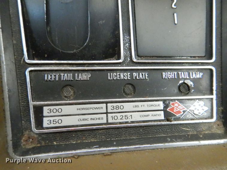 image for item JK9542 1969 Chevrolet Corvette Stingray