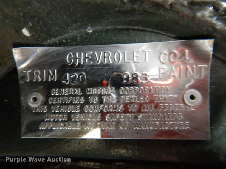 image for item JK9542 1969 Chevrolet Corvette Stingray