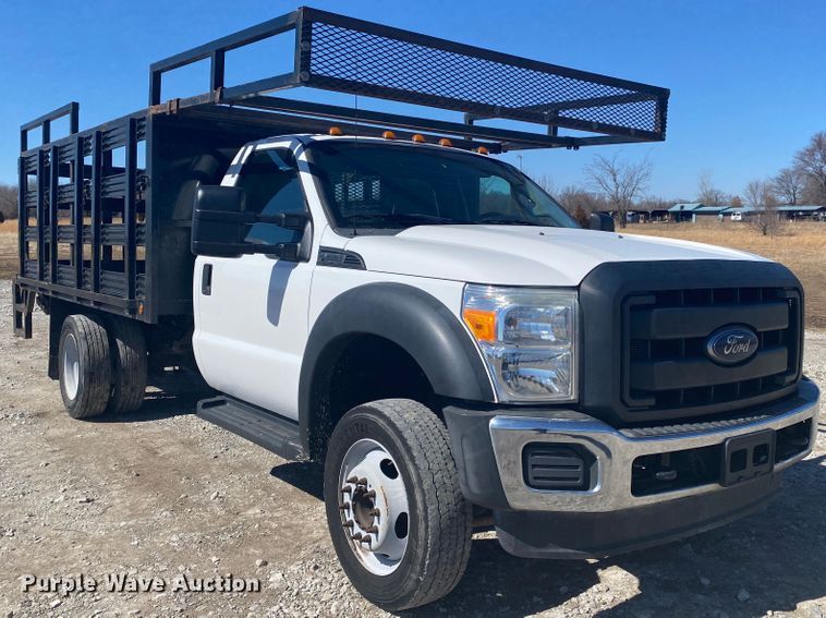 image for item JN9217 2016 Ford F550 Super Duty XL  flatbed truck