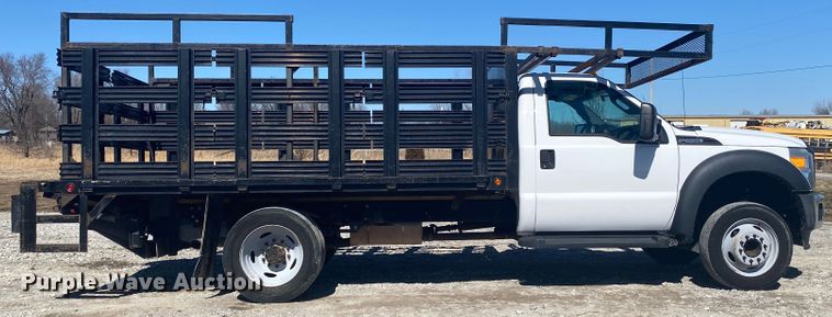 image for item JN9217 2016 Ford F550 Super Duty XL  flatbed truck