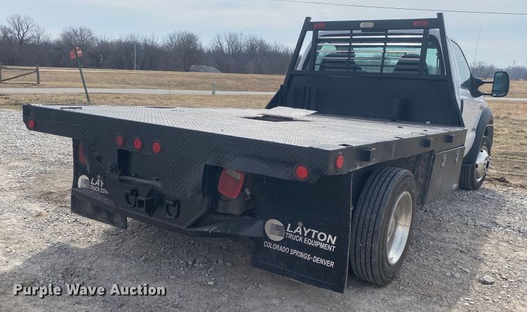 image for item JN9231 2007 Ford F550 Super Duty XL  flatbed truck