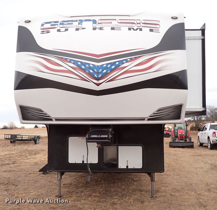 image for item JO9675 2022 Genesis Supreme 40CRXL  toy hauler camper