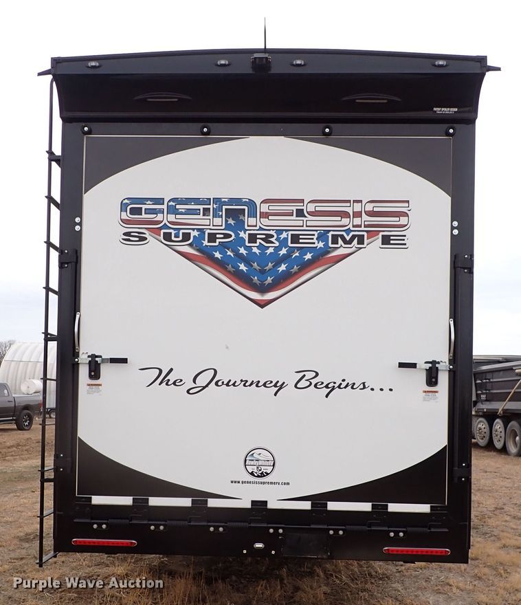 image for item JO9675 2022 Genesis Supreme 40CRXL  toy hauler camper