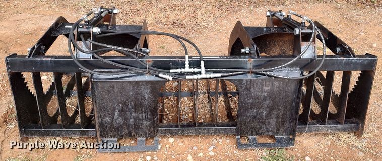image for item JO9686 78" W skid steer grapple bucket