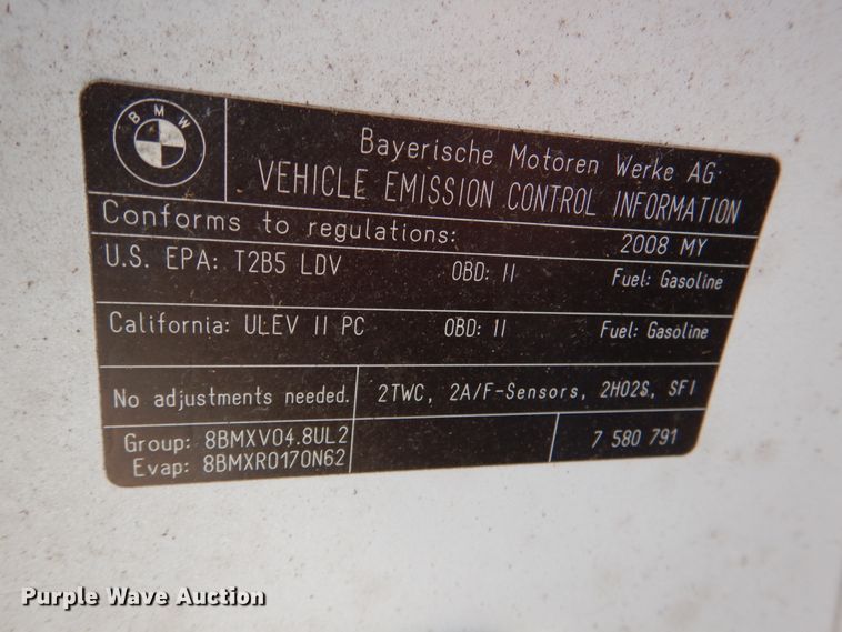 image for item JS9663 2008 BMW 750LI