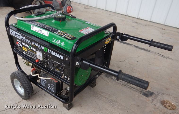 image for item LJ9802 2016 Duromax XP4850EH  generator