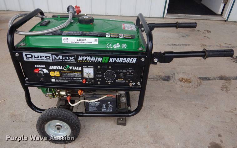 image for item LJ9802 2016 Duromax XP4850EH  generator
