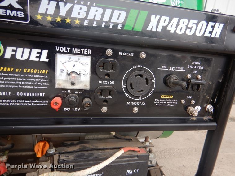 image for item LJ9802 2016 Duromax XP4850EH  generator