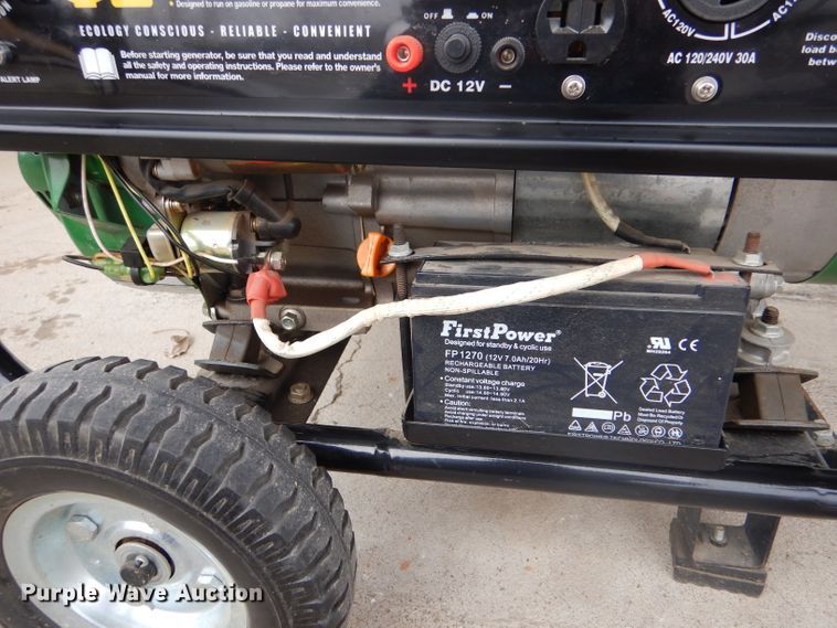 image for item LJ9802 2016 Duromax XP4850EH  generator