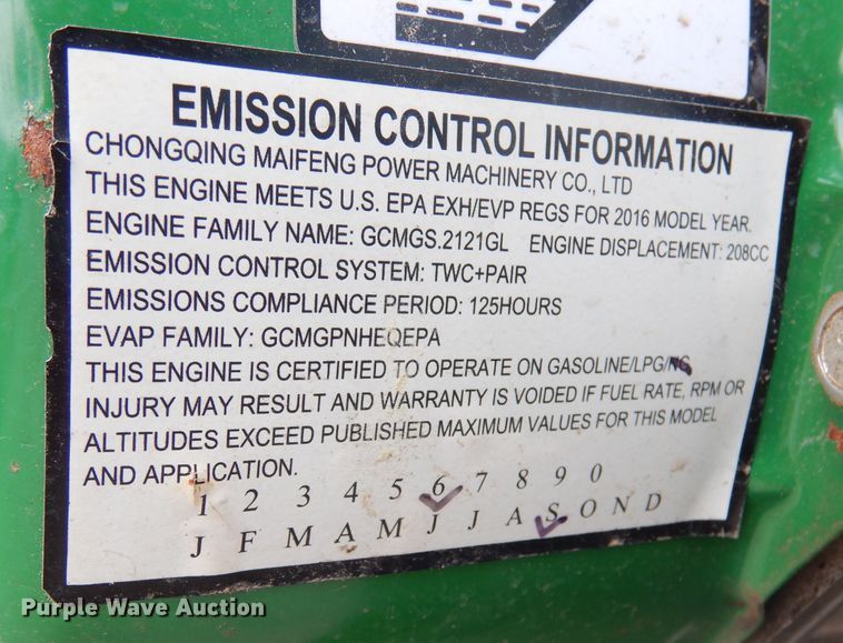 image for item LJ9802 2016 Duromax XP4850EH  generator