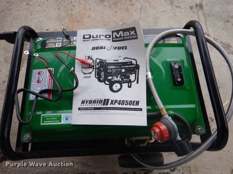image for item LJ9802 2016 Duromax XP4850EH  generator