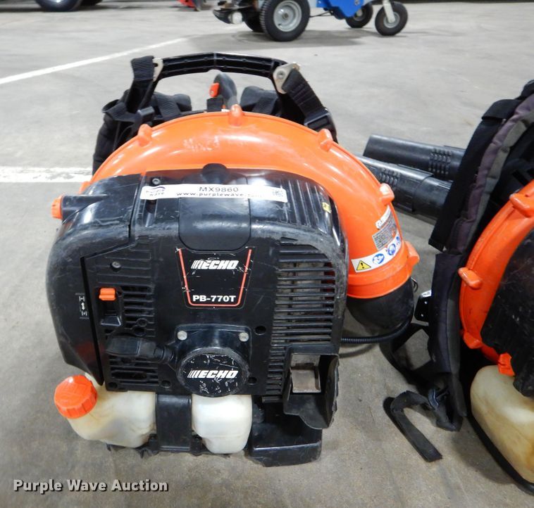 image for item MX9860 (4) Echo PB 770T lawn and leaf blowers