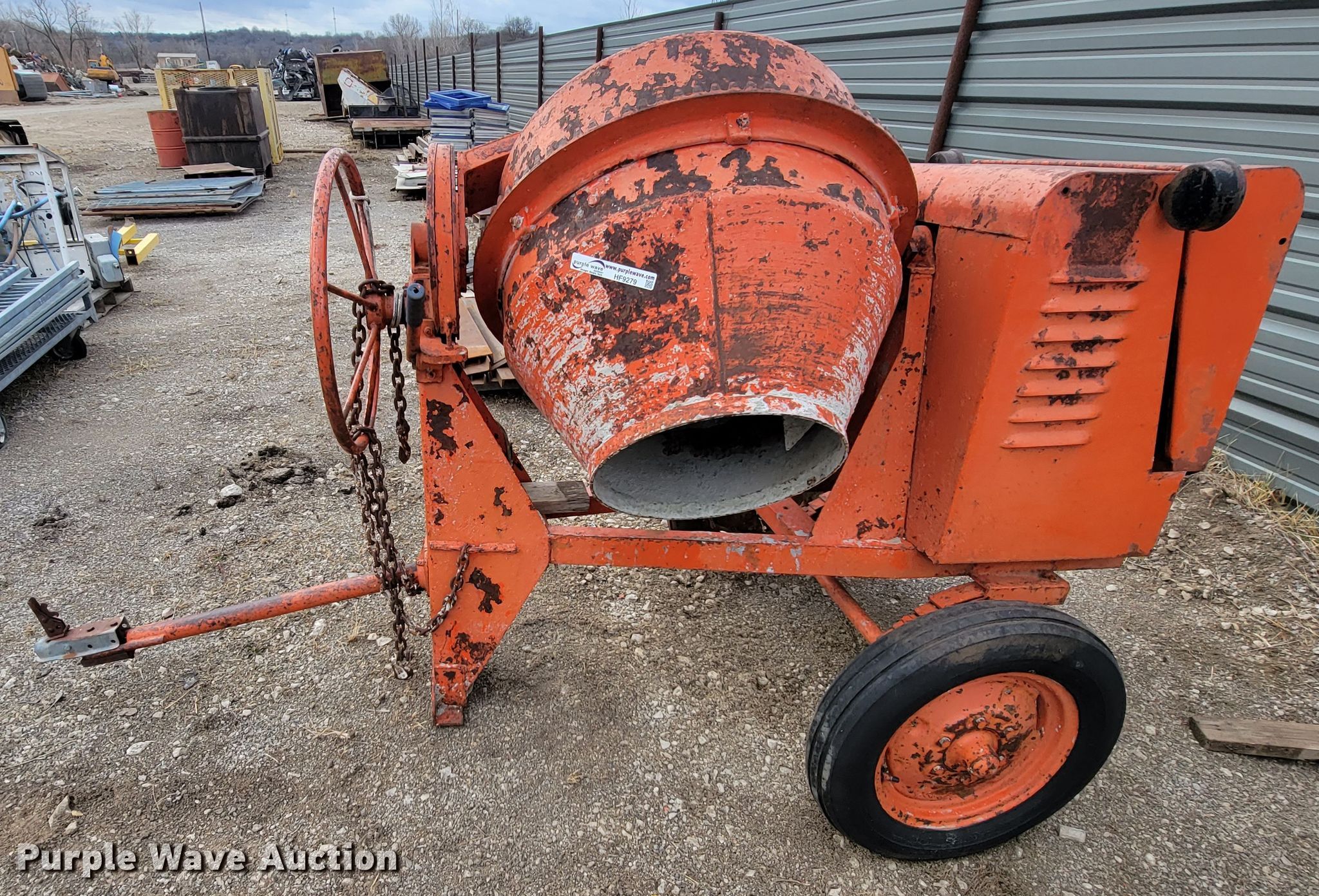 Gilson cement mixer in Independence, KS Item HF9279 sold Purple Wave