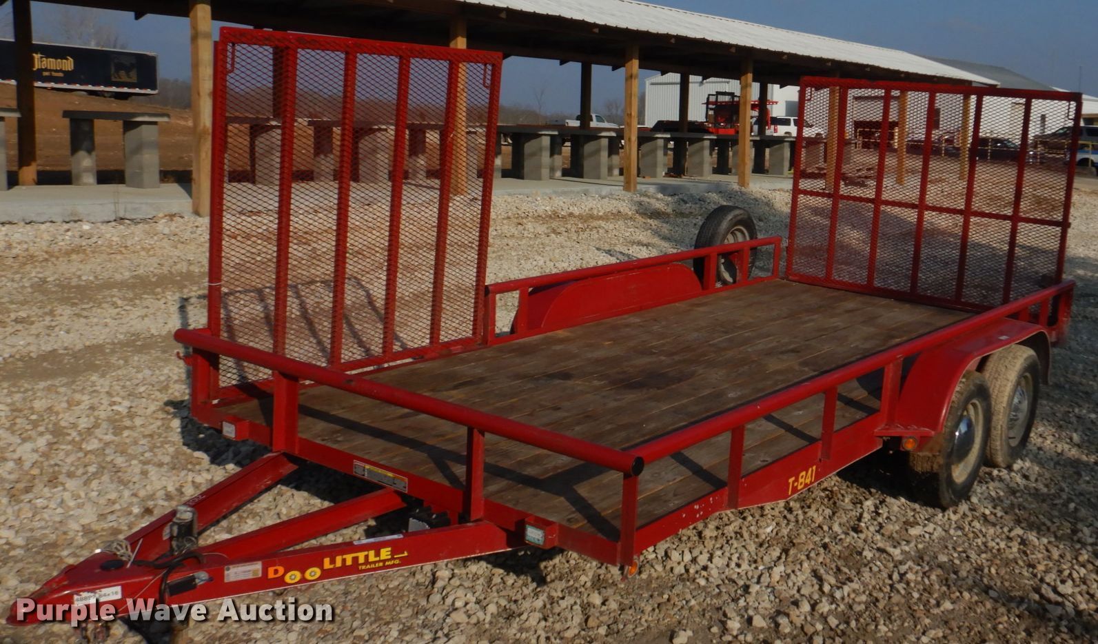 2014 Doolittle utility trailer in Holts Summit, MO Item IM9638 sold