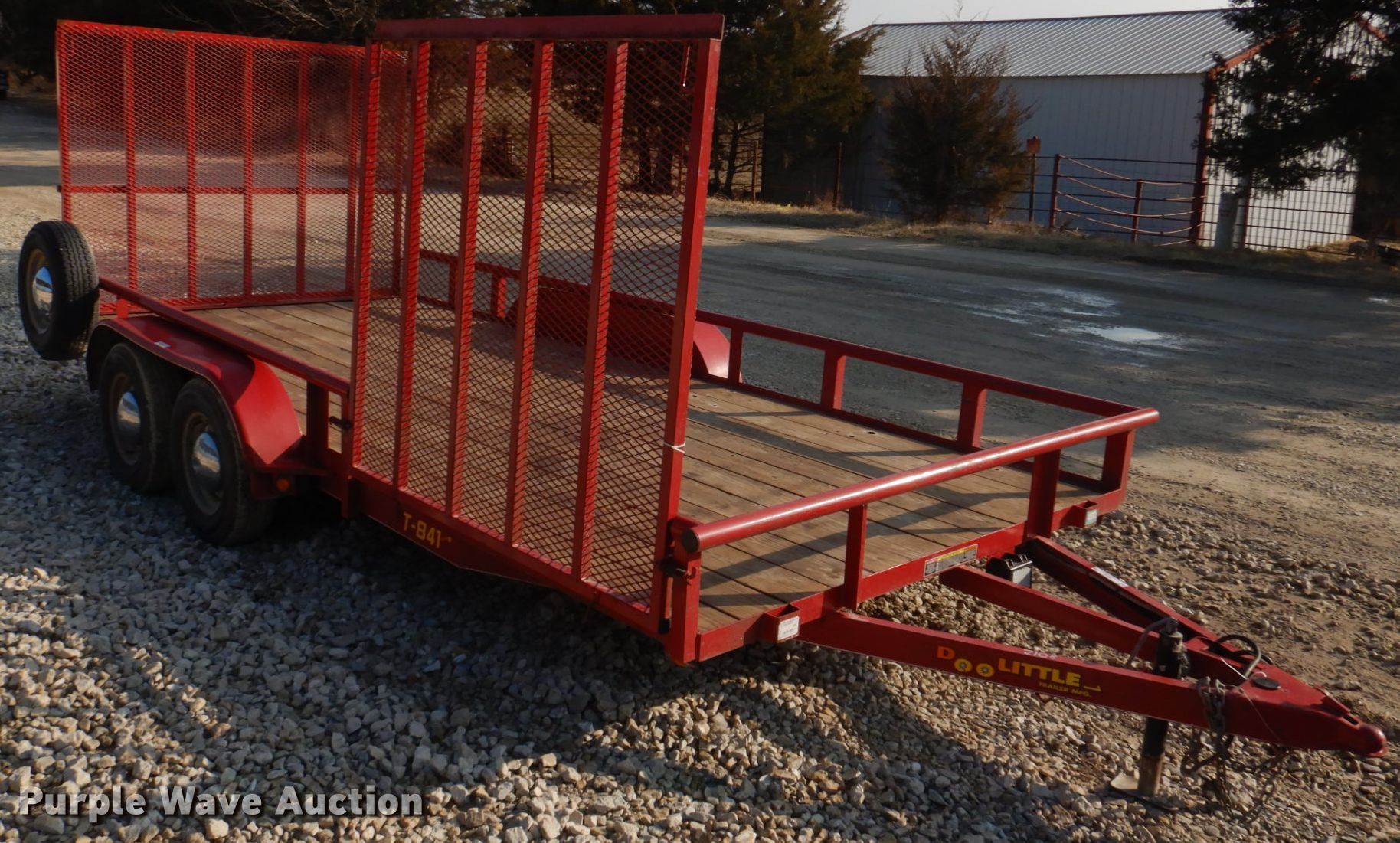 2014 Doolittle utility trailer in Holts Summit, MO Item IM9638 sold