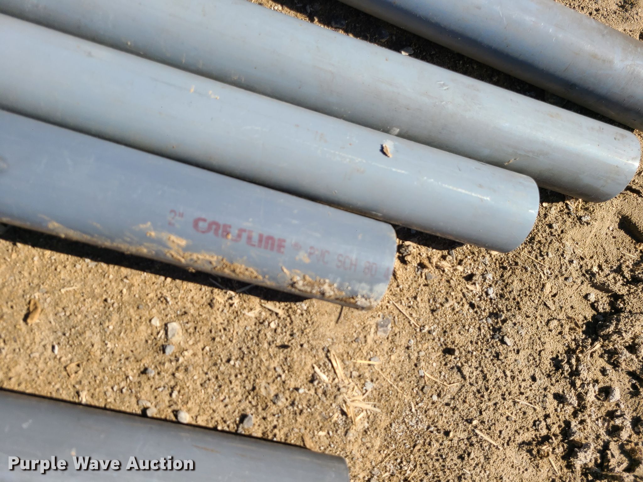 Schedule 80 PVC pipes in Higginsville, MO Item KG9648 sold Purple Wave
