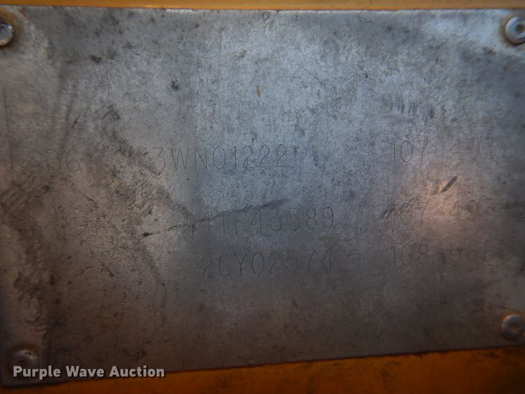 image for item DE7520 1998 Caterpillar D6M XL  dozer