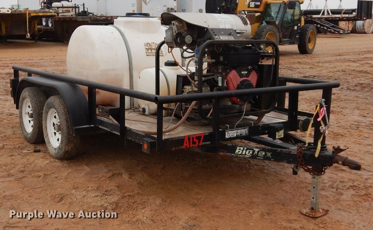 image for item DI8707 2007 Big Tex  pressure washer trailer