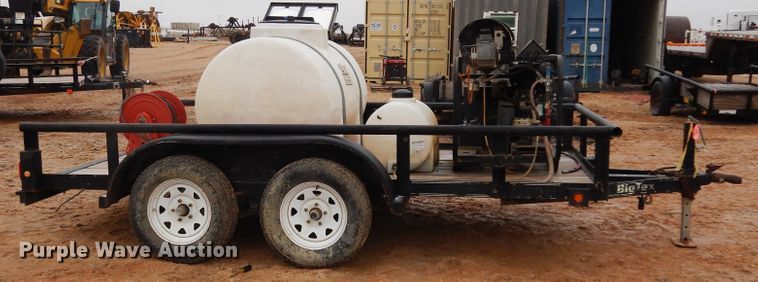 image for item DI8707 2007 Big Tex  pressure washer trailer