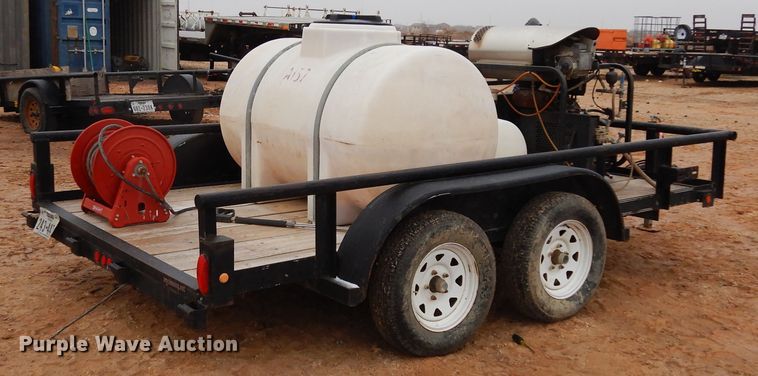 image for item DI8707 2007 Big Tex  pressure washer trailer
