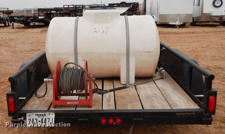 image for item DI8707 2007 Big Tex  pressure washer trailer