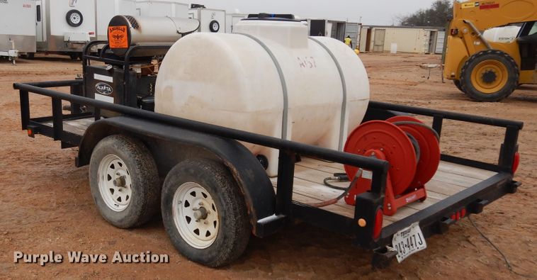 image for item DI8707 2007 Big Tex  pressure washer trailer