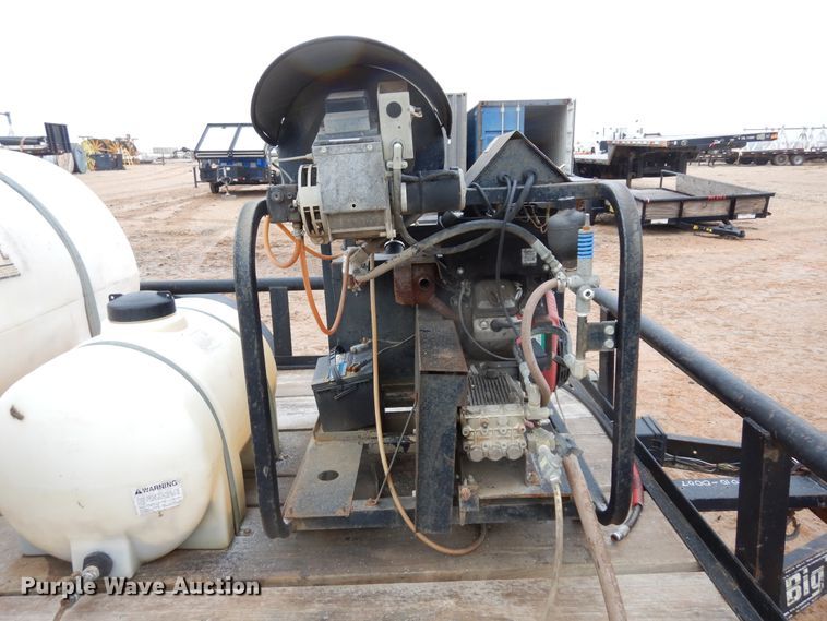 image for item DI8707 2007 Big Tex  pressure washer trailer