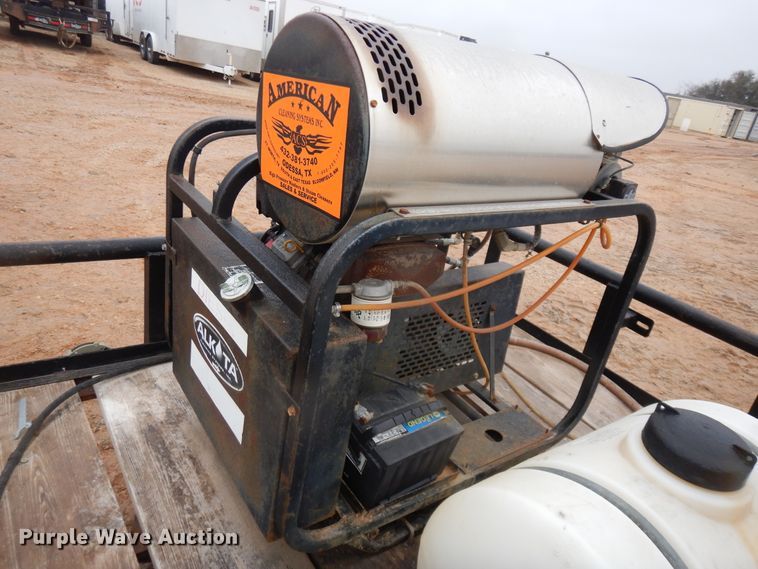 image for item DI8707 2007 Big Tex  pressure washer trailer